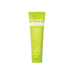 BIOME+ Smoothing Cloud Crème by IMAGE Skincare in green tube.