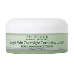 Eminence Organic Skin Care Bright Skin Overnight Correcting Cream jar on a white background