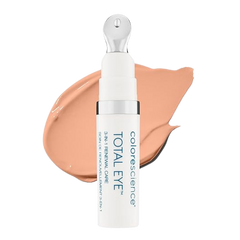 Colorescience Total Eye concealer with applicator on a white background