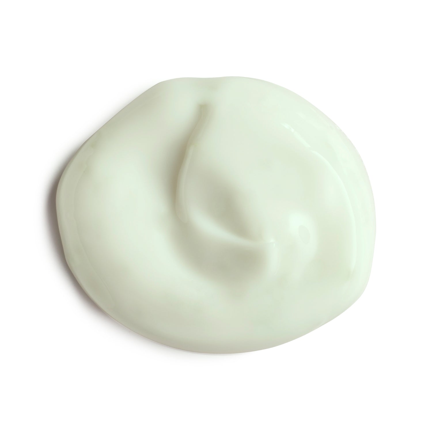 green blob of cream