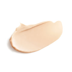 Beige makeup swatch on a white background