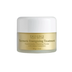 Eminence Turmeric Energizing Treatment jar on a white background