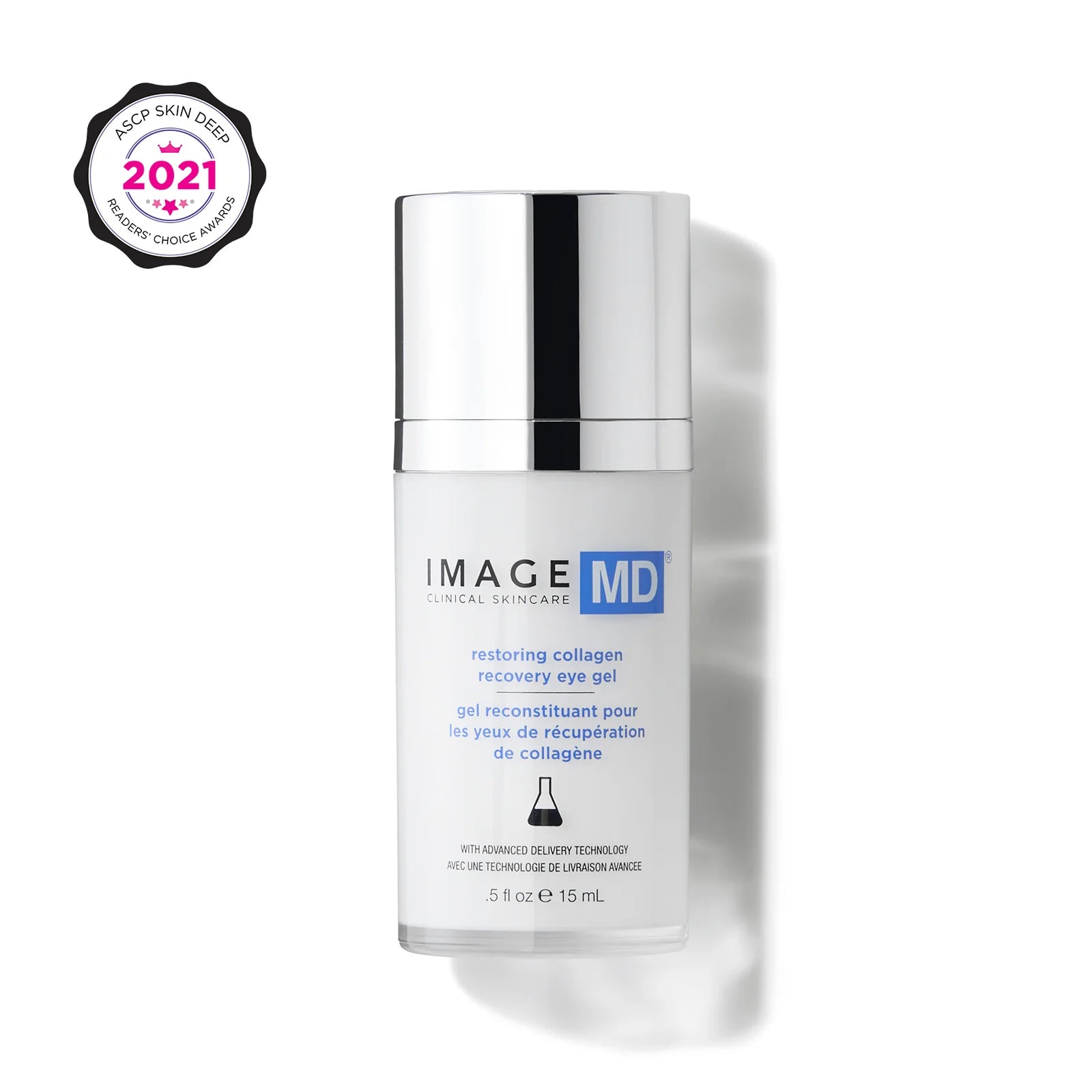 Skincare bottle with 'IMAGE MD' branding on a white background