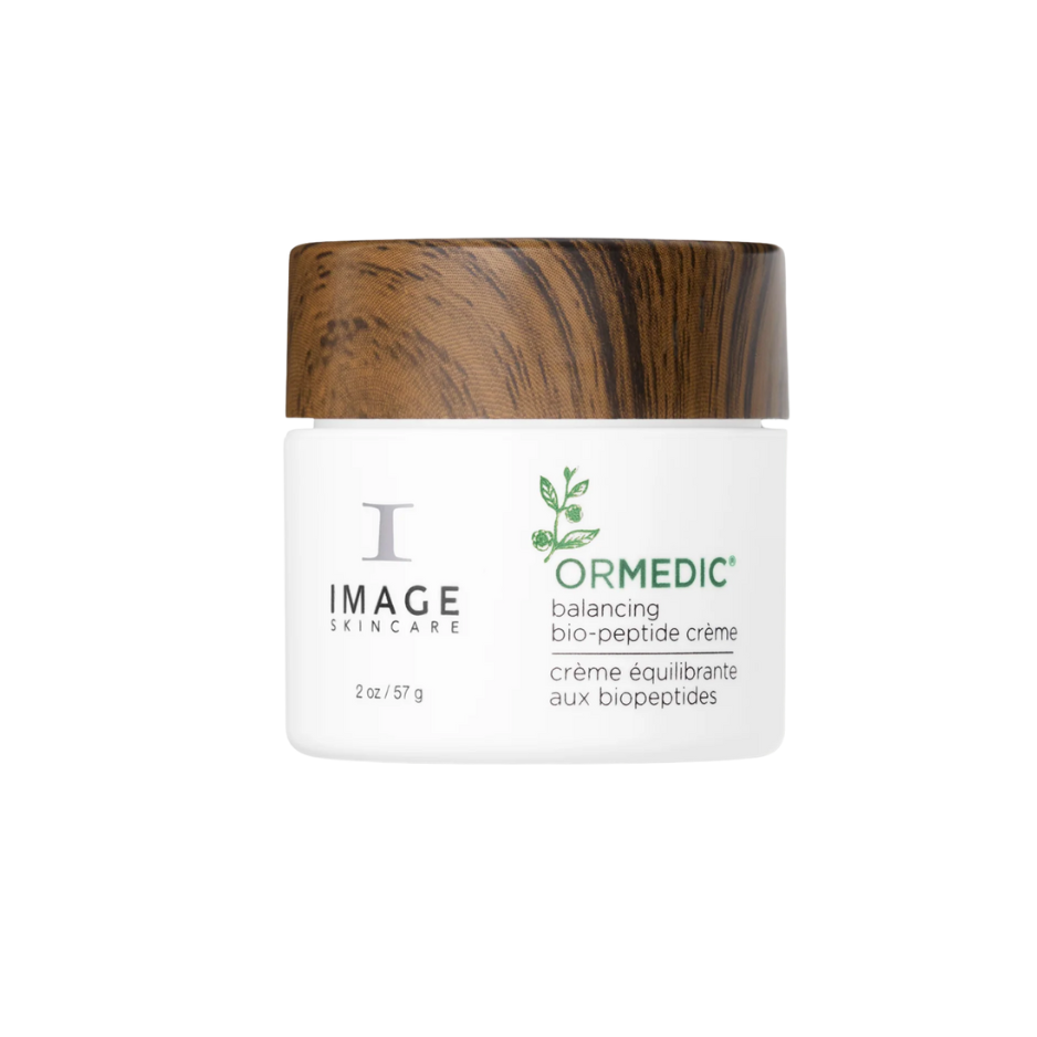 A jar of Ormedic Balancing Biopeptide Creme from IMAGE Skincare.
