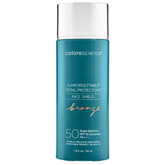 Colorescience Sunforgettable Total Protection Face Shield bottle on a white background