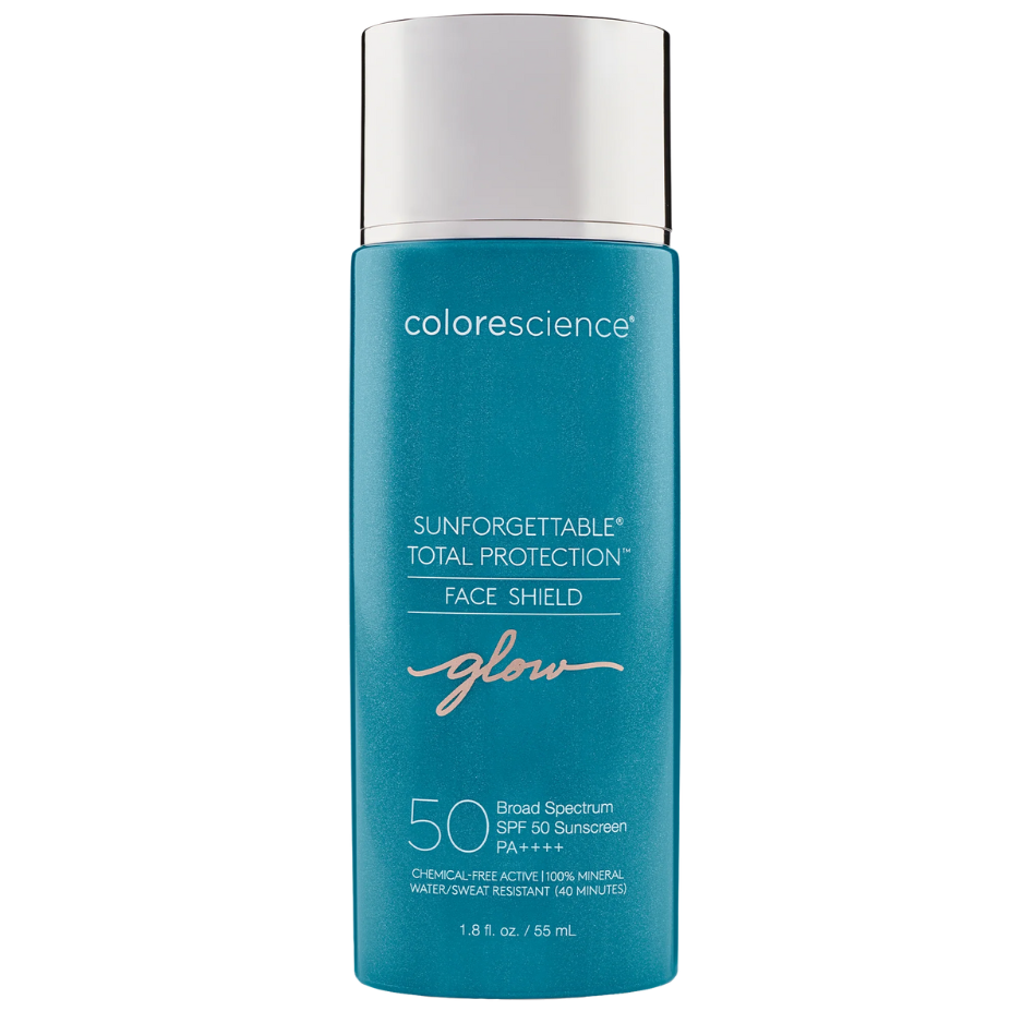 Colorescience Sunforgettable Total Protection Face Shield bottle on a white background
