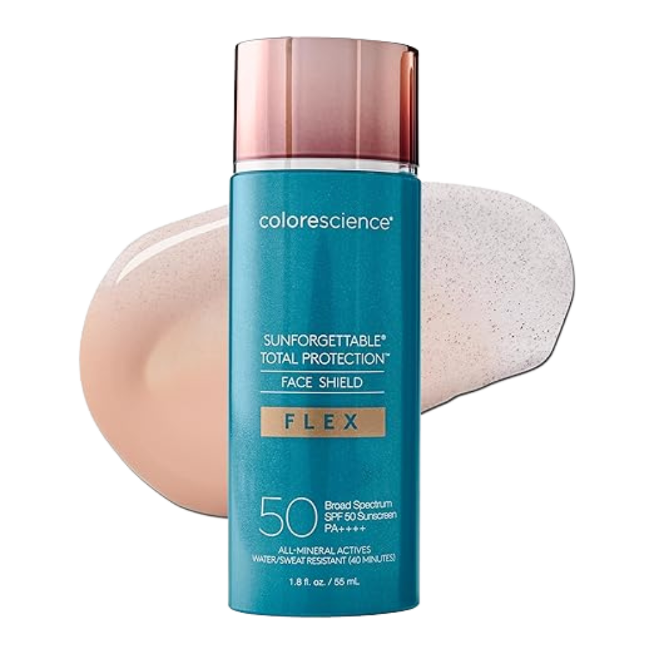 Colorescience Sunforgettable Total Protection Face Shield Flex SPF 50 on a white background