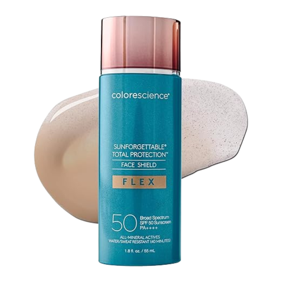 Colorescience Sunforgettable Total Protection Face Shield Flex SPF 50 on a white background