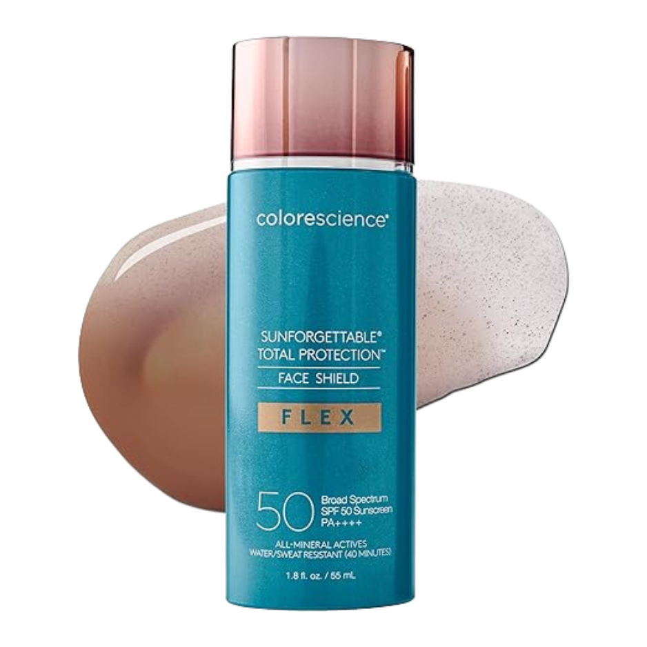 Colorescience Sunforgettable Total Protection Face Shield Flex SPF 50 on a white background