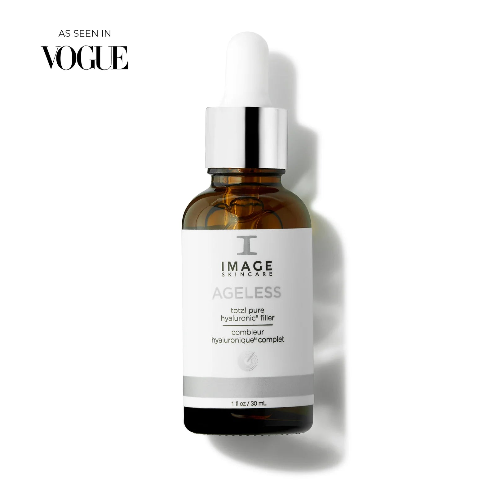 Skincare serum bottle with 'Image Skincare' label on a white background