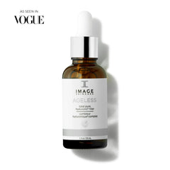 Skincare serum bottle with 'Image Skincare' label on a white background