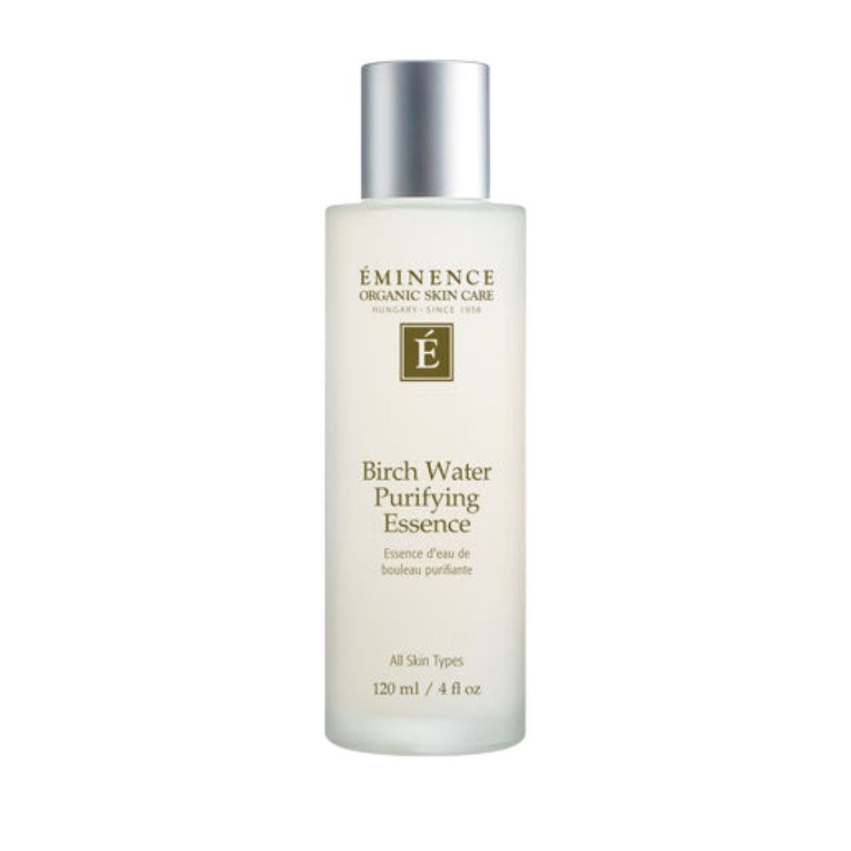 Eminence Birch Water Purifying Essence bottle on a white background