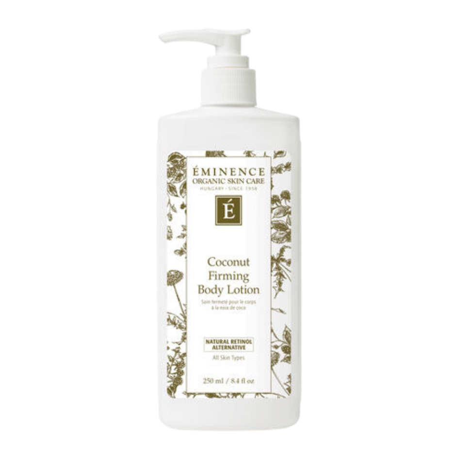 Eminence Coconut Firming Body Lotion on a white background