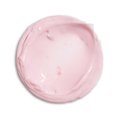 Pink cream or slime on a white background