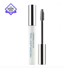Colorescience Total Lash Mascara with 2025 Shape Awards badge on a white background